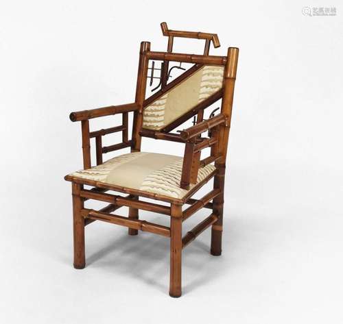 Fauteuil, circa 1900 Bambou