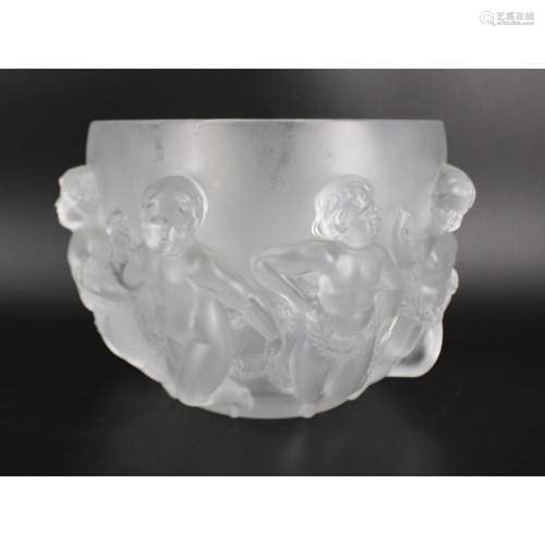 Lalique France "Luxembourg" Cherub Bowl