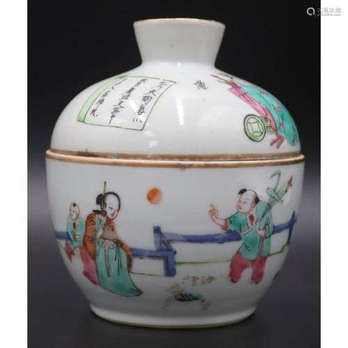 Grouping of Chinese Porcelains.