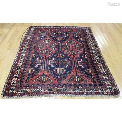 Antique And Finely Hand Woven Area Carpet.