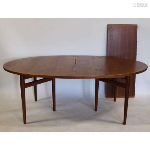 Sibast Danish Modern Teak Table And 2 Leaves