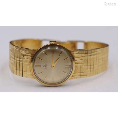 JEWELRY. Vintage Lady's Ebel 18kt Gold Watch.