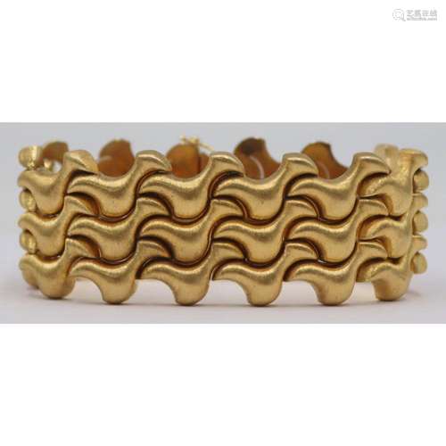 JEWELRY. M. Buccellati 18kt Gold Bracelet.