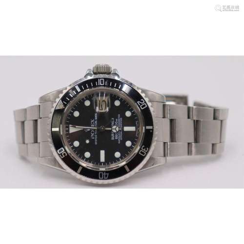 JEWELRY. Vintage Men's Rolex Submariner Stainless