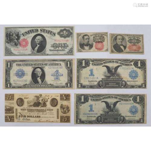 U.S. Paper Money Grouping.