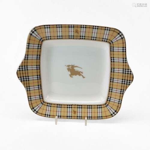 Burberry, vide-poche Porcelaine, L 26 cm