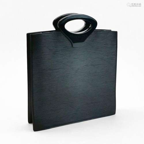 Louis Vuitton, petit sac cabas Ombre Cuir Epi noir, double p...