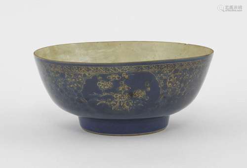 Grand bol, Chine, dynastie Qing (1644-1912) Porcelaine émail...