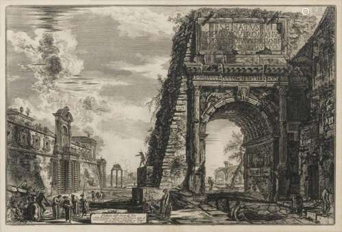 Giovanni Battista Piranese (1720-1768) Vedutta dell Arco di ...