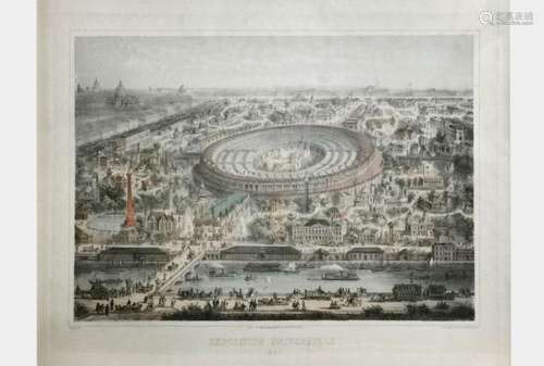 Paris, exposition de 1867 Gravure, 40x50 cm