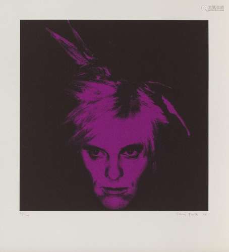 Gavin Turk (1967) Fright Wig Purple, sérigraphie, signée, da...