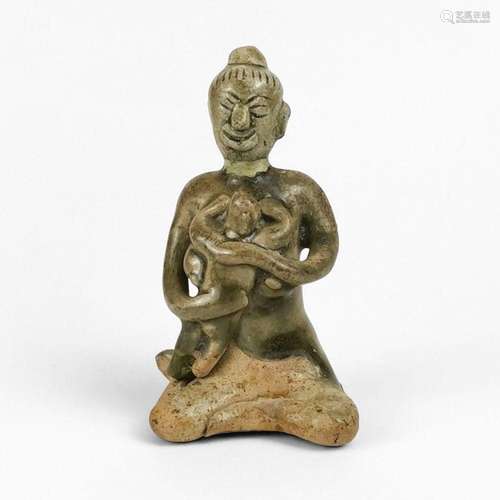 Figurine de fertilité, problement d'époque Sawankhalok T...