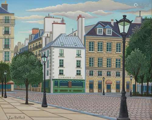 Lucien Vieillard (1923) Place de Saint-Germain-des-Prés, hui...