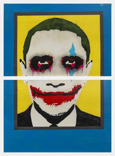 Ives Covert, alias Ives One (XXe s) Diptyque Obama Joker, ac...