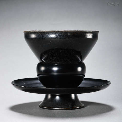 CHINESE SOUTHERN SONG JIAN WARE BLACK GLAZE CUP