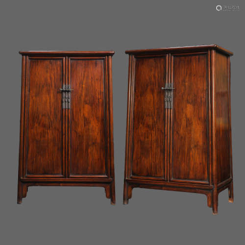 CHINESE QING DYNASTY HUANGHUALI WOOD BAR CABINET