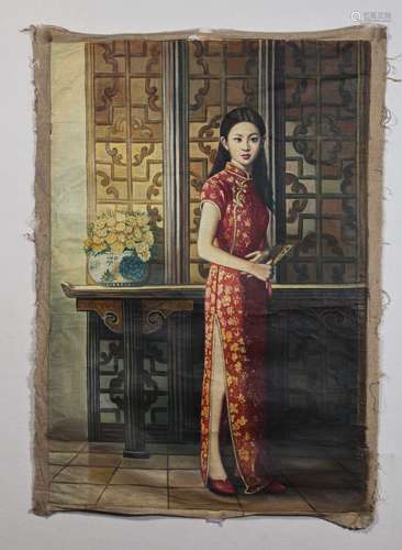 CHINESE MODERN OIL PAINTING