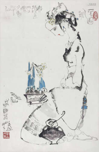 刘山民 (b.1946) 飞仙