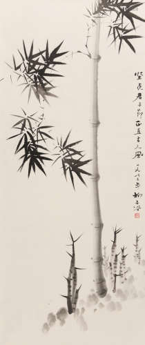 柳子谷 (1901-1986) 墨竹