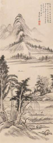 何维朴 (1842-1925) 山水