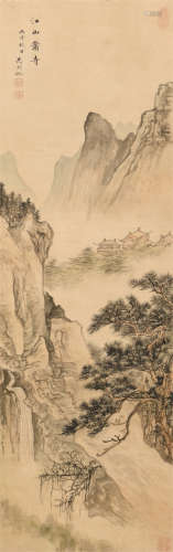 吴湖帆 (1894-1968) 江山萧寺