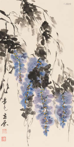 张立辰 (b.1939) 紫藤