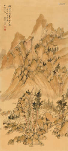 弘旿 (1743-1811) 夏日山居图