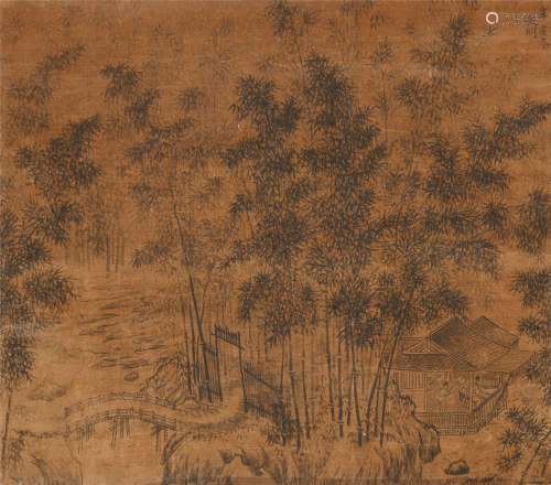 文徵明 (1470-1559) 竹林小景