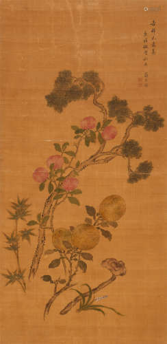蒋廷锡 (1669-1732) 吉祥如意图