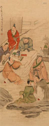 任薰 (1835-1893) 七老图