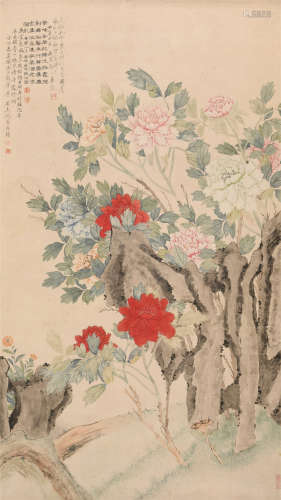 沈荣 (1794-1856) 富贵图