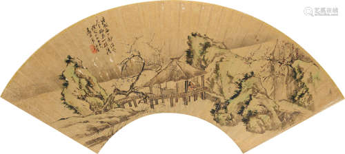 胡璋 (1848-1899) 赏梅图