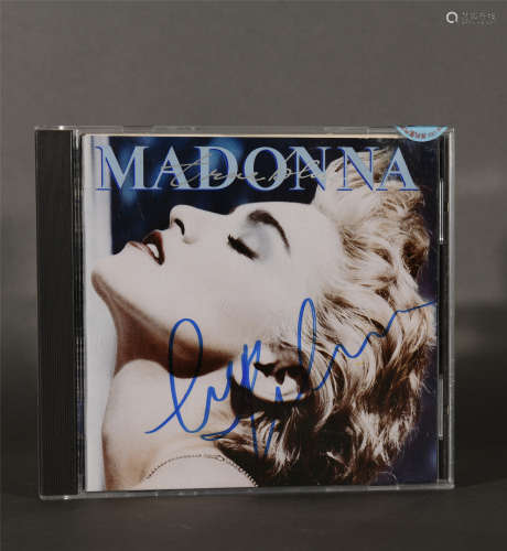 麦当娜 签名CD