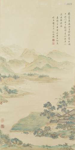 Landscape, Qiu Ying仇英 山水