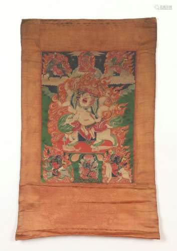 Buddha Image Thangka, Ming Dynasty明代 佛像唐卡