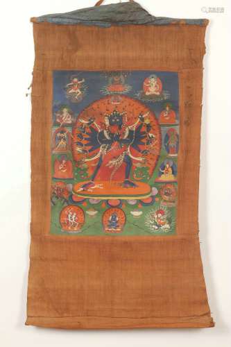 Buddha Image Thangka, Ming Dynasty明代 佛像唐卡