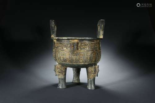 Bronze Tri-legged DING青铜三足鼎