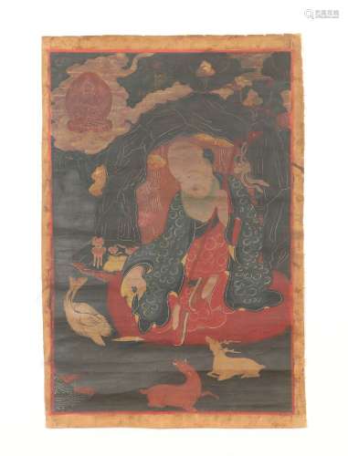 Buddha Image Thangka, Ming Dynasty明代 佛像唐卡