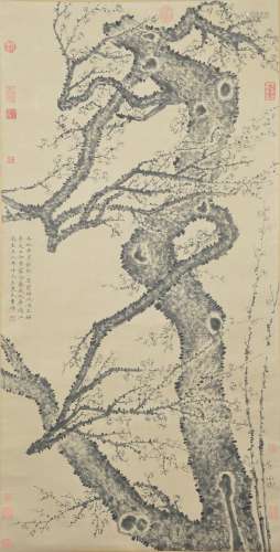 Plum Blossom, Wang Mian王冕 梅花