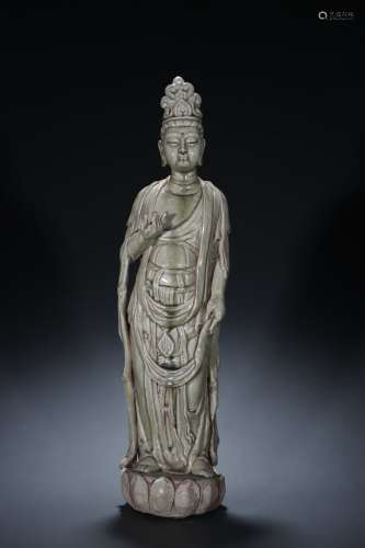 Xiangzhou Kiln Bodhisattva Statue相州窑菩萨