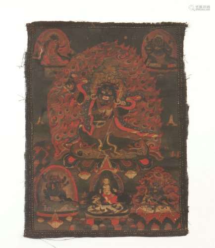 Buddha Image Thangka, Ming Dynasty明代 佛像唐卡