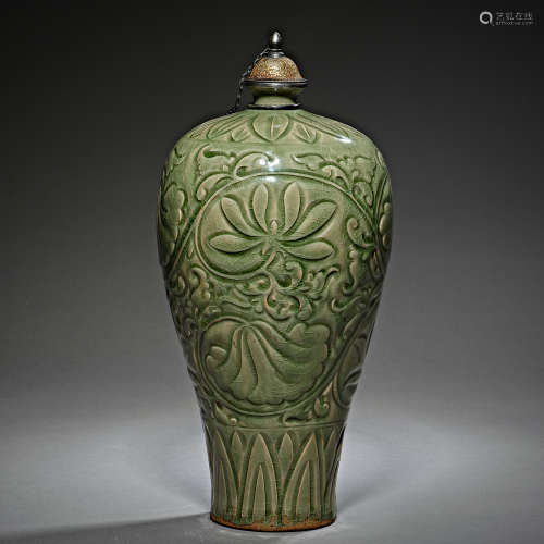 Song Dynasty of China,Yaozhou Kiln Prunus Vase