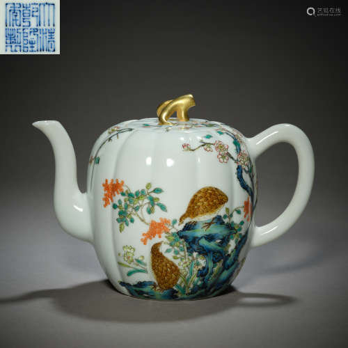 Qing Dynasty of China,Famille Rose Pot