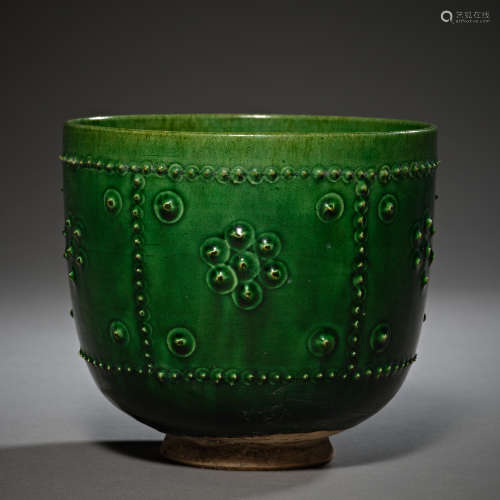 Tang Dynasty of China,Green Glaze Cup