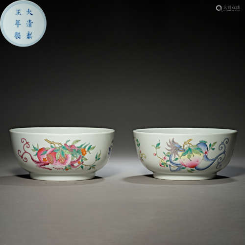 Qing Dynasty of China,Famille Rose Cup