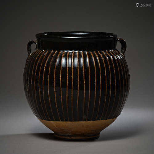 Song Dynasty of China,Black Glaze Jar