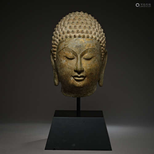 Tang Dynasty of China,Bluestone Buddha Head