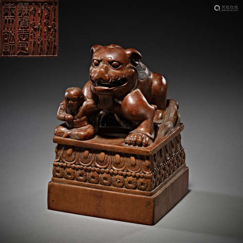 Qing Dynasty of China,Sandalwood Seal