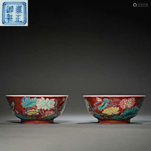 Qing Dynasty of China, Enamel Bowl