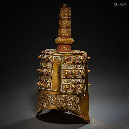 Han Dynasty of China,Copper Painted Chimes